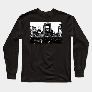 Manga Panel - Shibuya (渋谷区) Long Sleeve T-Shirt